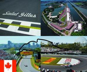 Puzzle Circuit Gilles Villeneuve - Καναδάς -